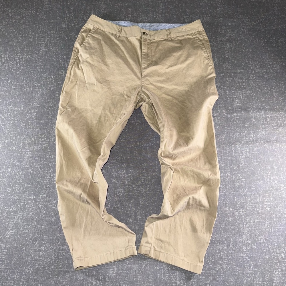 L.L. Bean Pants Womens 12 Beige Favorite Fit Chino Straight Twill Relaxed Casual